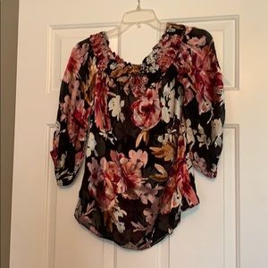 Silky top by White House black market